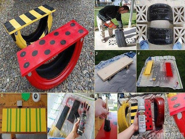 3 интересных идеи качелей из покрышек, которые сделают ваш двор лучше, чем парк аттракционов