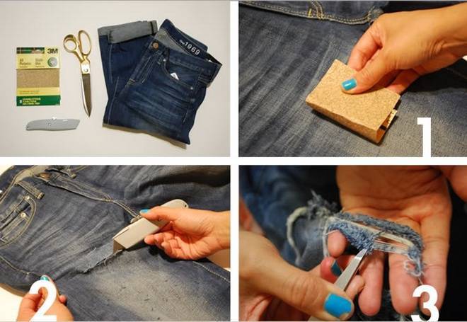 Как сделать рваные джинсы в домашних условиях: просто и стильно