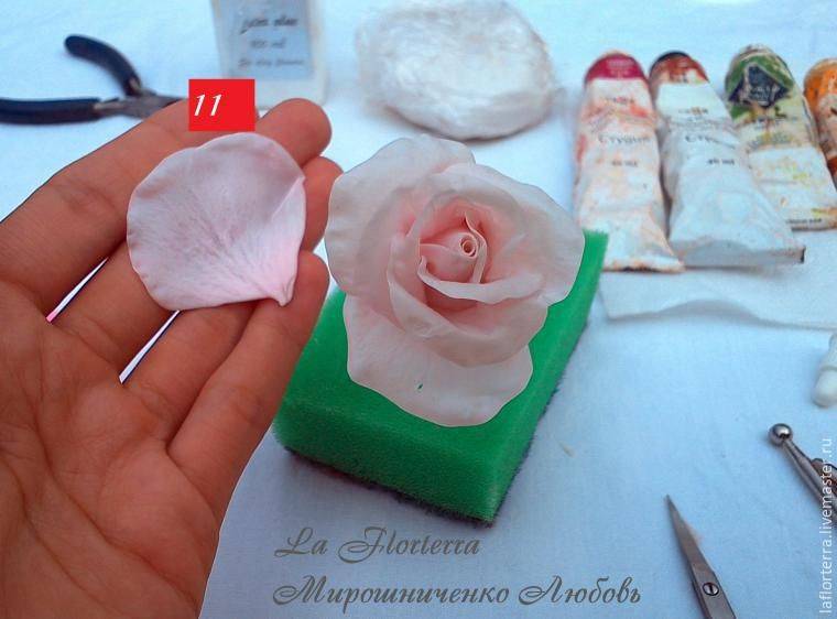 Мастер-класс по холодному фарфору: розы для начинающих с фото и видео