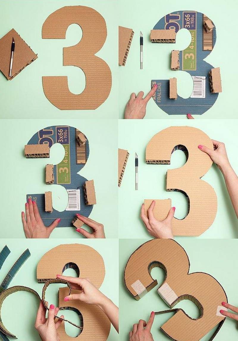 Как сделать буквы своими руками? большие красивые буквы для оформления интерьера