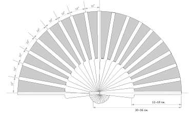 Как сделать веер из бумаги (с иллюстрациями) - wikihow