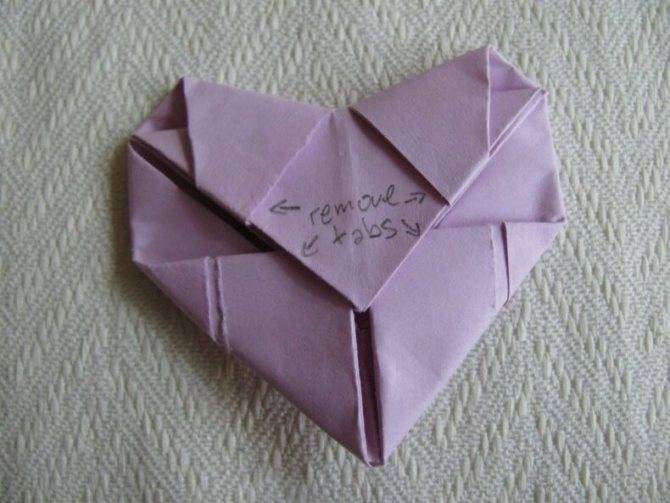 Как сделать сердечко из бумаги: 6 простых схем