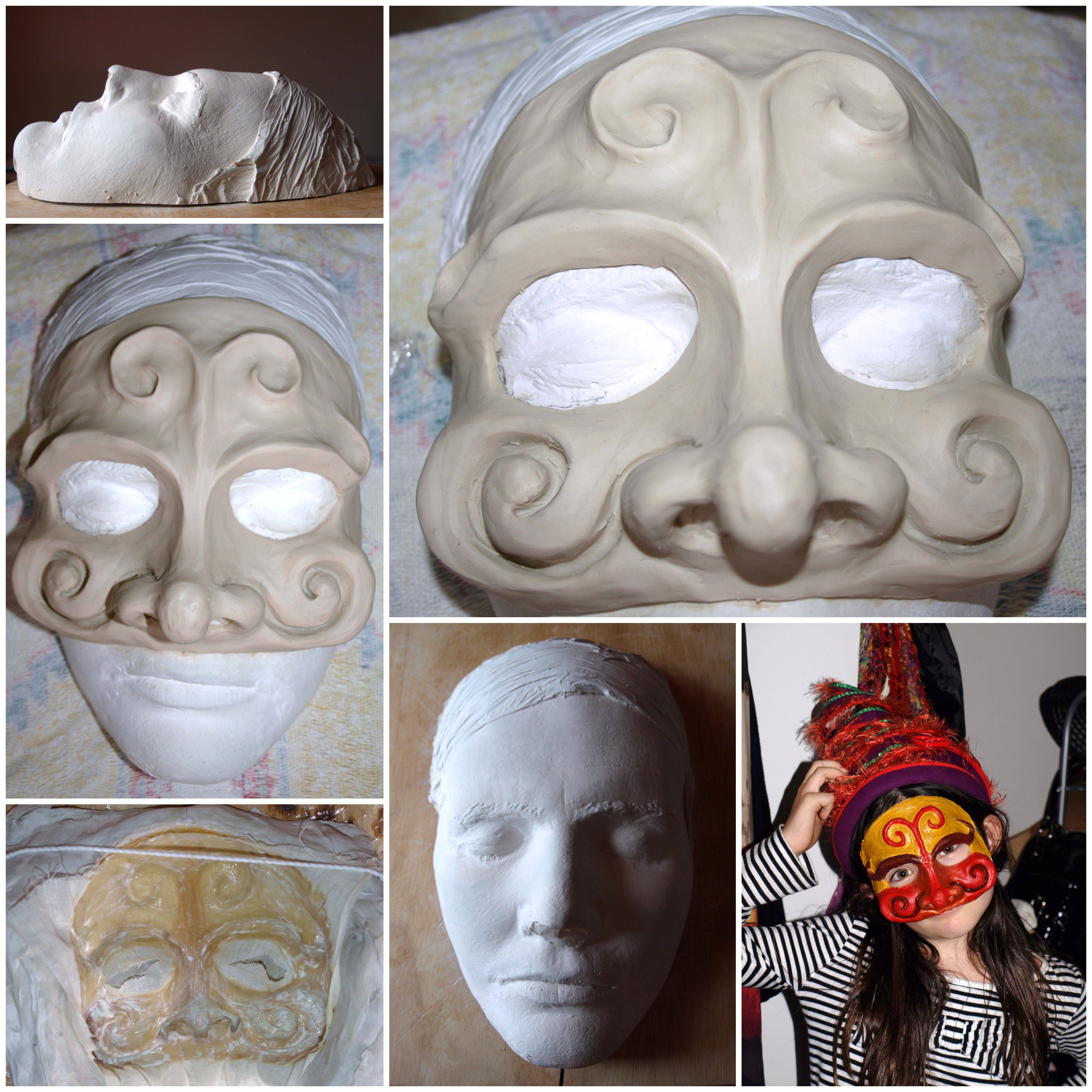 Как сделать венецианскую маску из папье-маше: мастер-класс по изготовлению