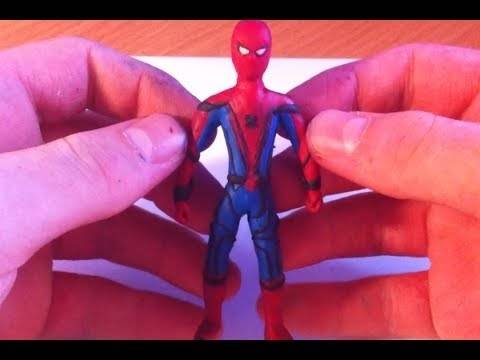 Как слепить из пластилина человека паука в 3 этапа своими руками