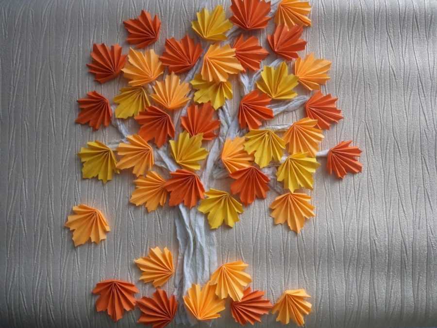 Осенние листья из бумаги своими руками (мастер классы)