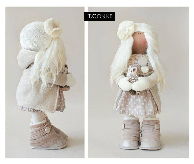 Куклы в стиле коннэ. кукла снежка выкройка в натуральную величину. кукла снежка своими руками. как сшить куклу конне своими руками