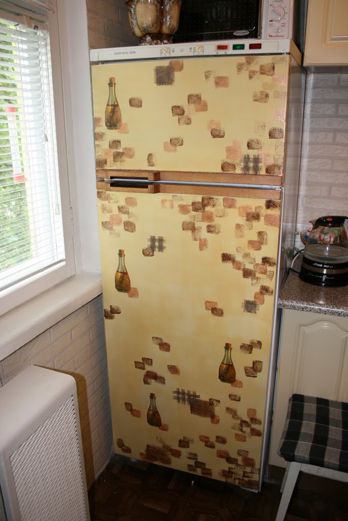Декор старого холодильника своими руками – вторая жизнь техники!
