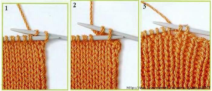 Как закончить вязание спицами - последний ряд шарфа -
