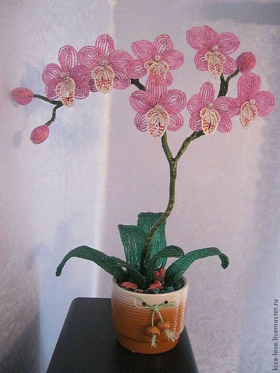 Орхидея или если долго мучиться, что-нибудь получится :))) | страна мастеров