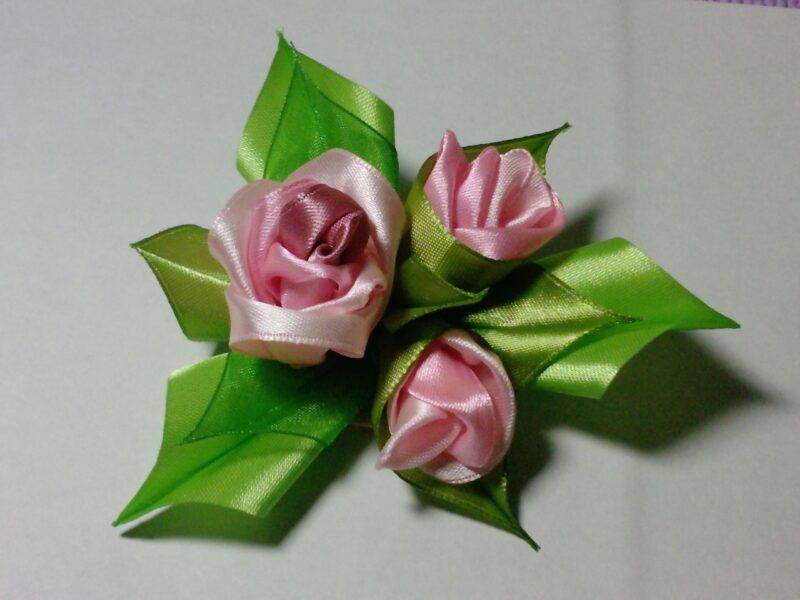 Роза канзаши мастер-класс, как сделать розу канзаши