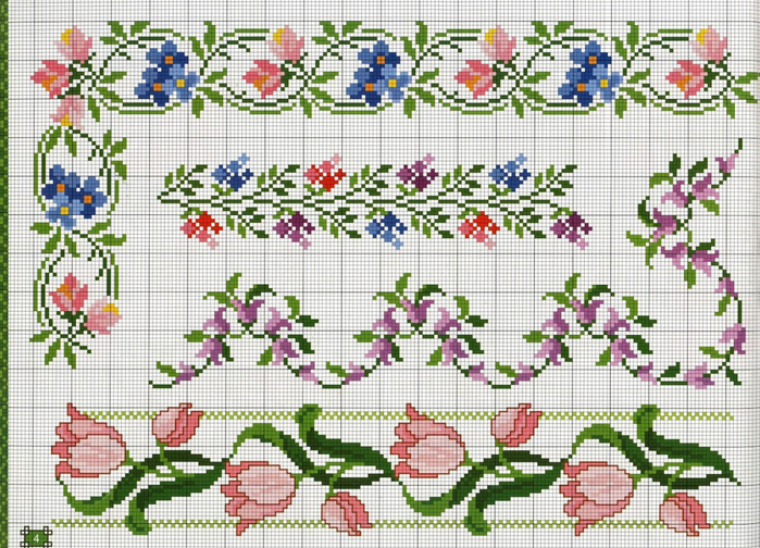 Вышивка цветов (114 фото): схемы для начинающих и рисунки вышивки цветов лентами и нитками