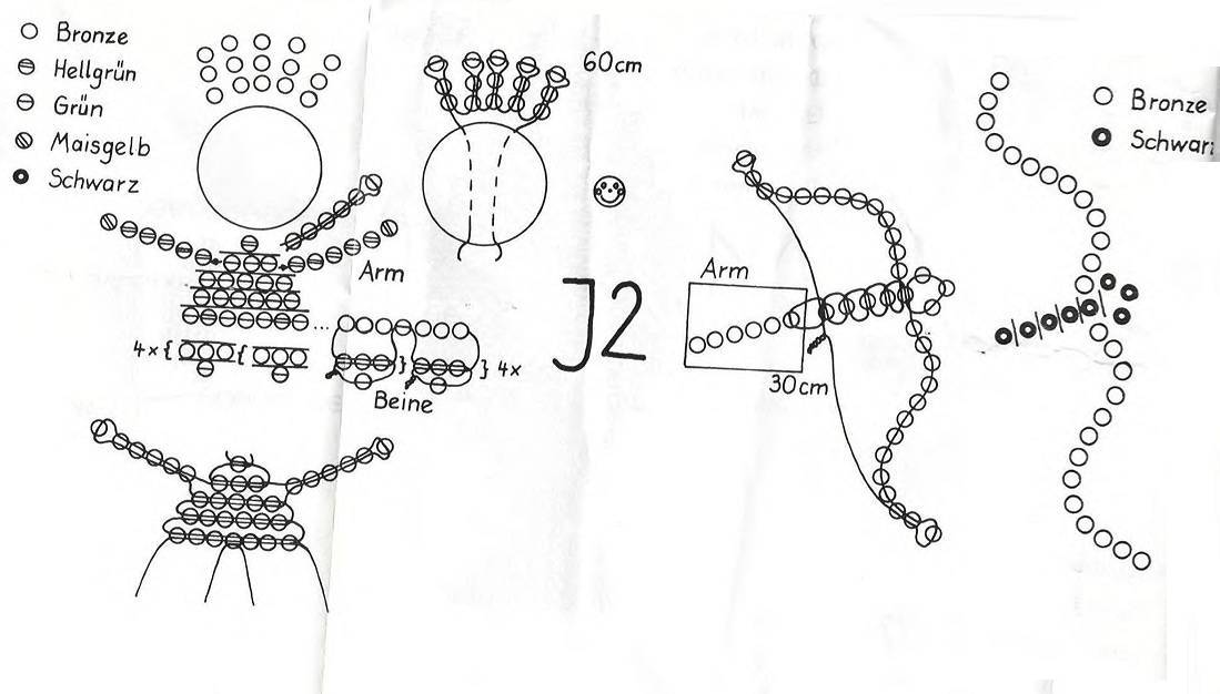 Кольцо из бисера лягушка схема плетения для начинающих пошагово