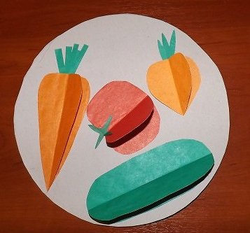Аппликация фрукты в вазе средняя группа. аппликация "фрукты на тарелке" для детей из настоящих и бумажных фруктов