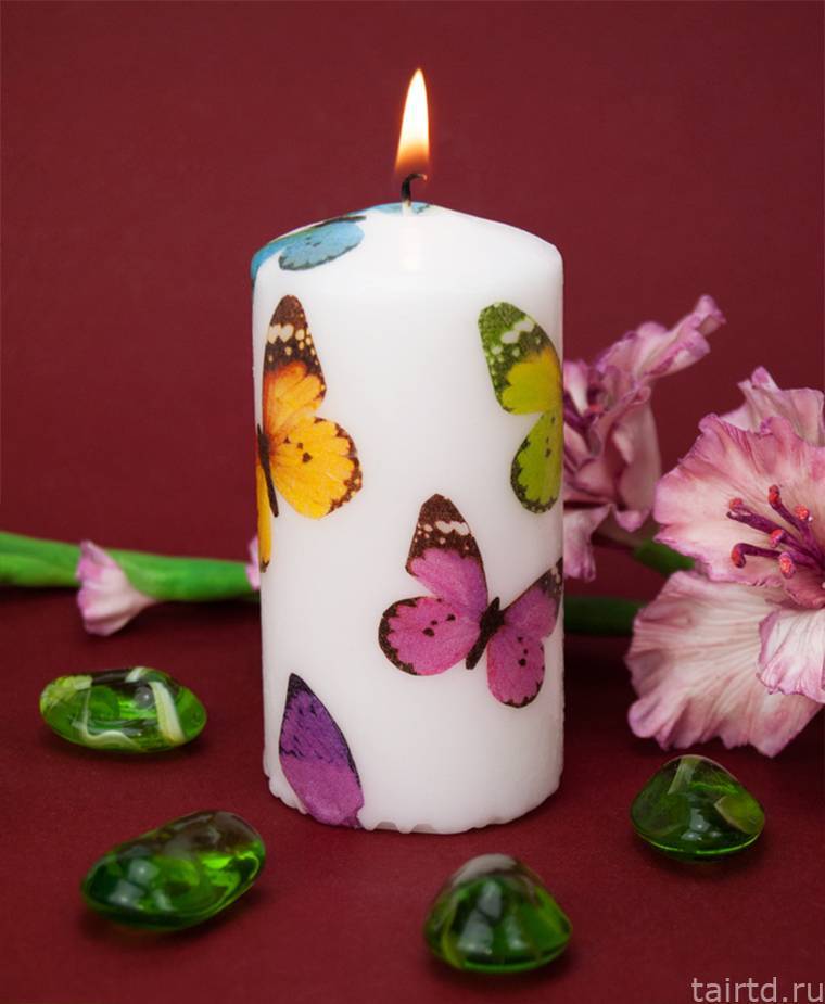 Декоративные свечи своими руками: учимся создавать красоту | крестик