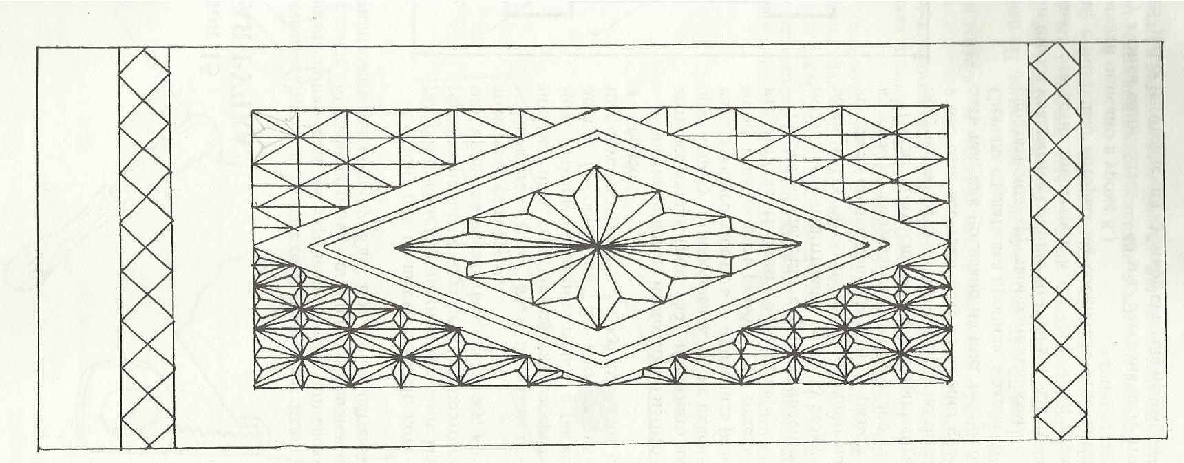 Геометрическая резьба по дереву, геометрический орнамент