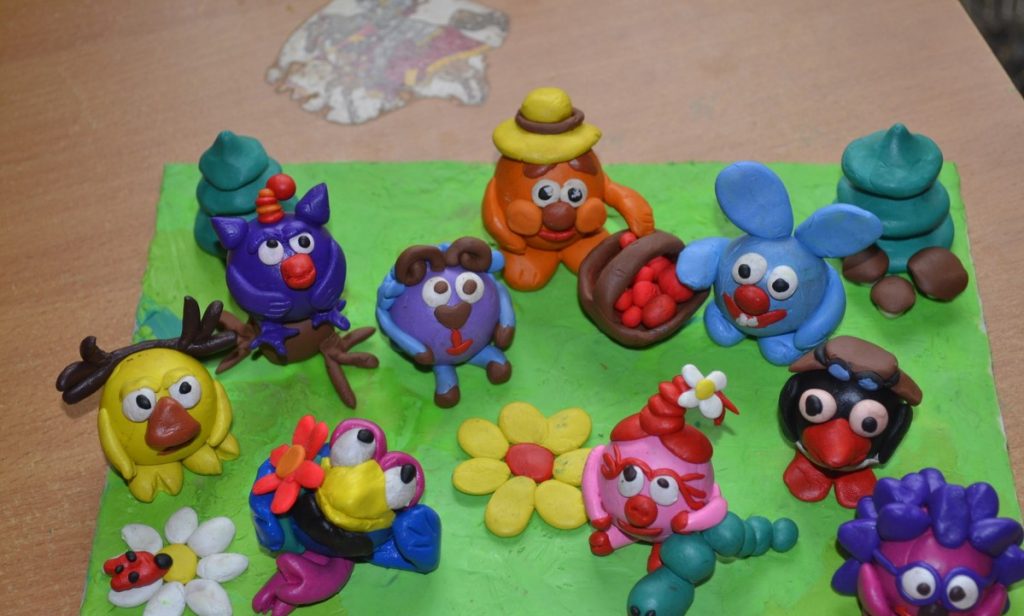 Поделки из пластилина в детском саду для детей 2-3 лет