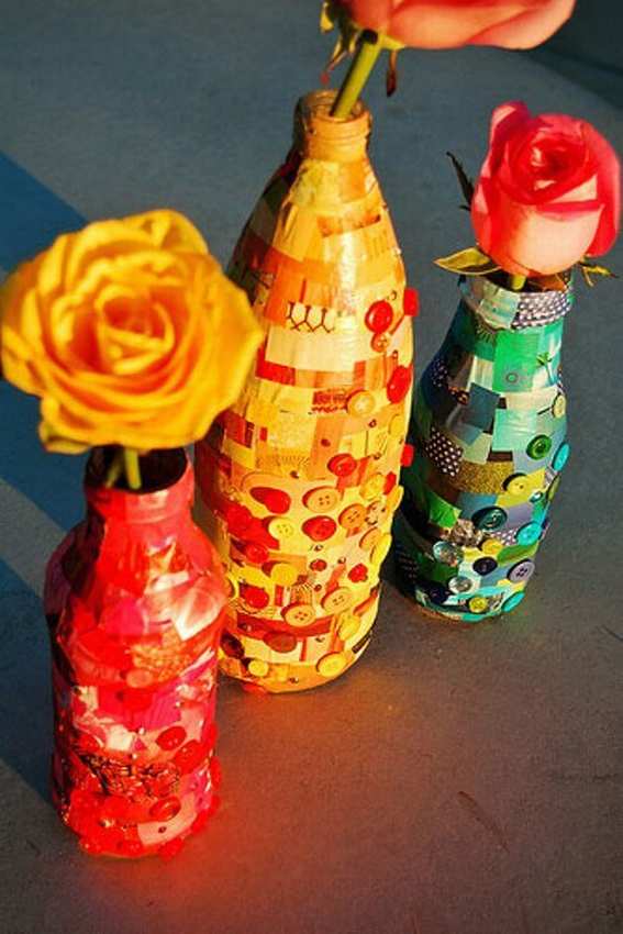 Цветы из пластиковых бутылок своими руками - пошагово для начинающих - мастер класс с фото и описанием - видео уроки