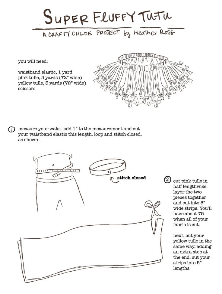 Как сшить пышную юбку