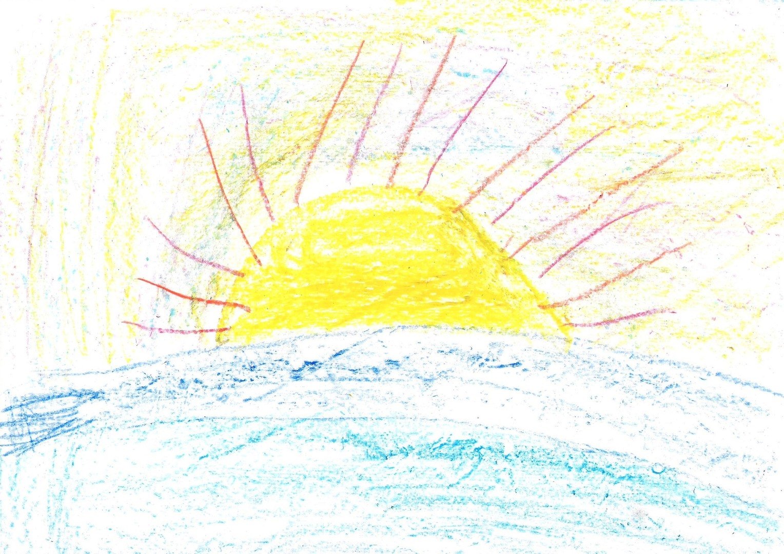 Как нарисовать рассвет гуашью: 3 поэтапных урока для начинающих детей