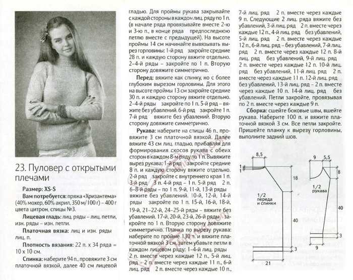 Джемпер из мохера женский спицами. схема с описанием